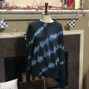 Urban Outfitters Blue Tir Dye Sweater